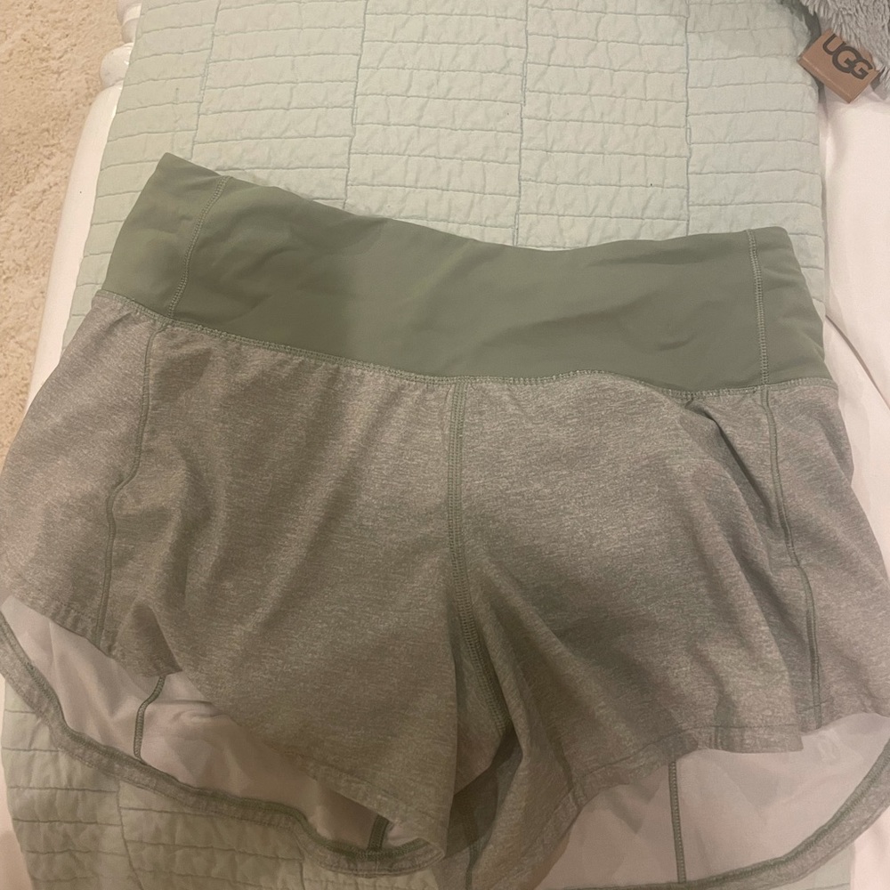 lululemon green short